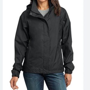 Women's Black Hooded Jacket